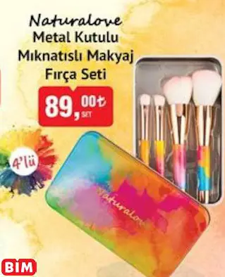 METAL KUTULU MIKNATISLI MAKYAJ FIRÇA SETİ